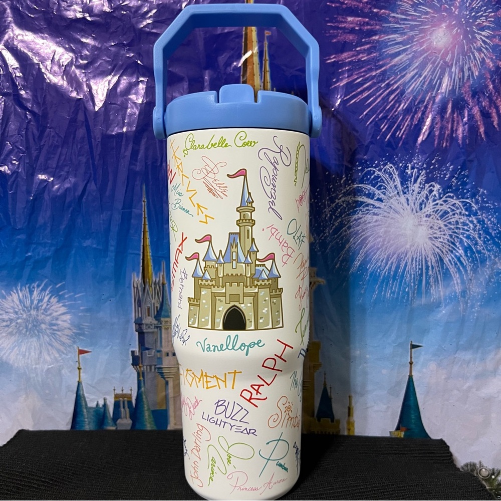Disney Character Signatures Tumbler 2026 NWT